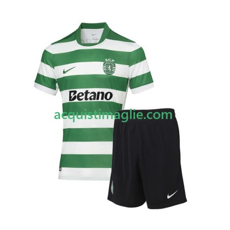 Divisa di Calcio Sporting CP Bambino Prima 2025/2026